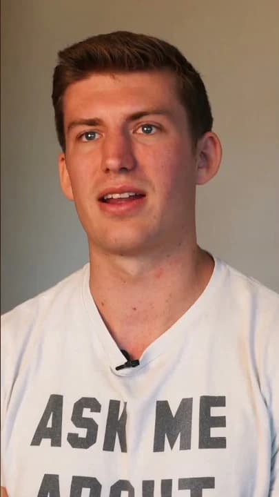 Slick Nick speaking to camera during his Mandate Summit testimonial